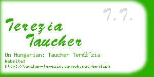 terezia taucher business card